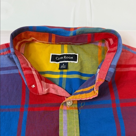 Club Room Colorful Plaid Button Down Shirt - Picture 3 of 4